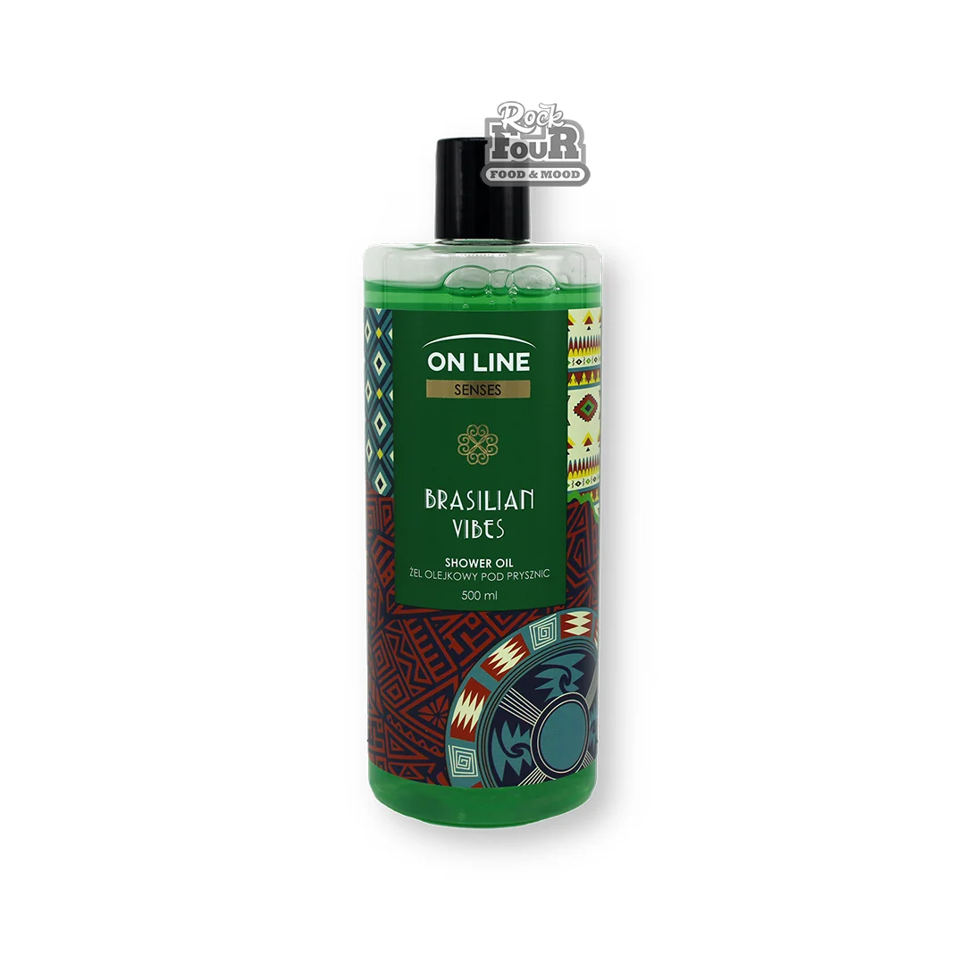 Shower gel "On Line Senses Brasilian Vibes" 500ml